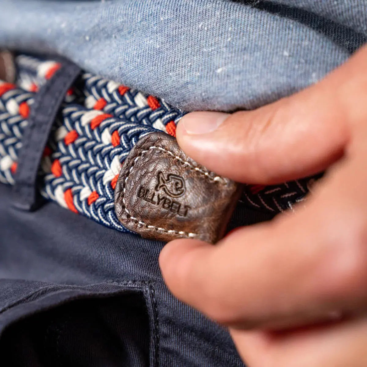 BILLYBELT -  CEINTURE TRESSÉE FRENCHIE -  Klubb