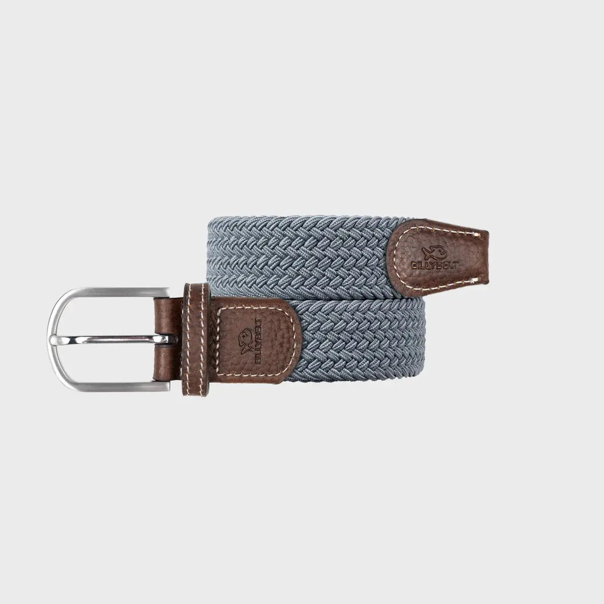 BILLYBELT -  CEINTURE TRESSÉE GRIS FROID -  Klubb