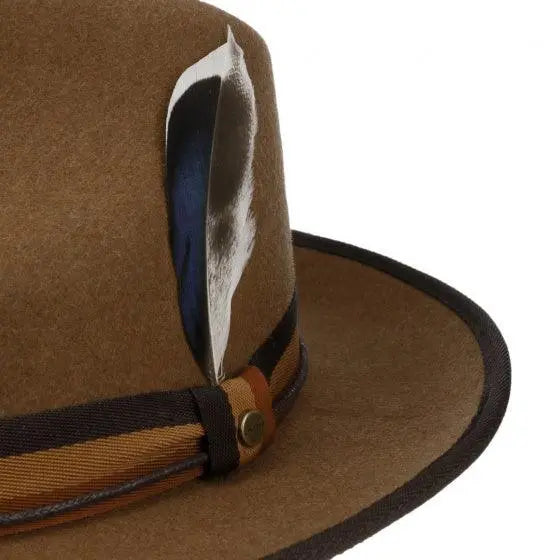 CHAPEAU FEDORA COGNAC STETSON -  Klubb