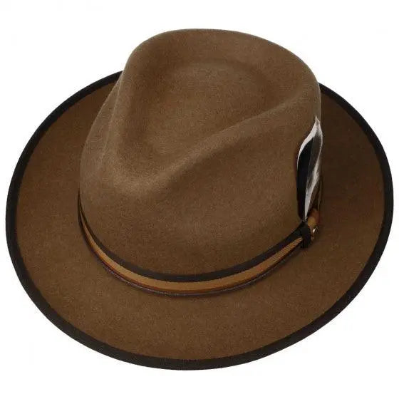 CHAPEAU FEDORA COGNAC STETSON -  Klubb