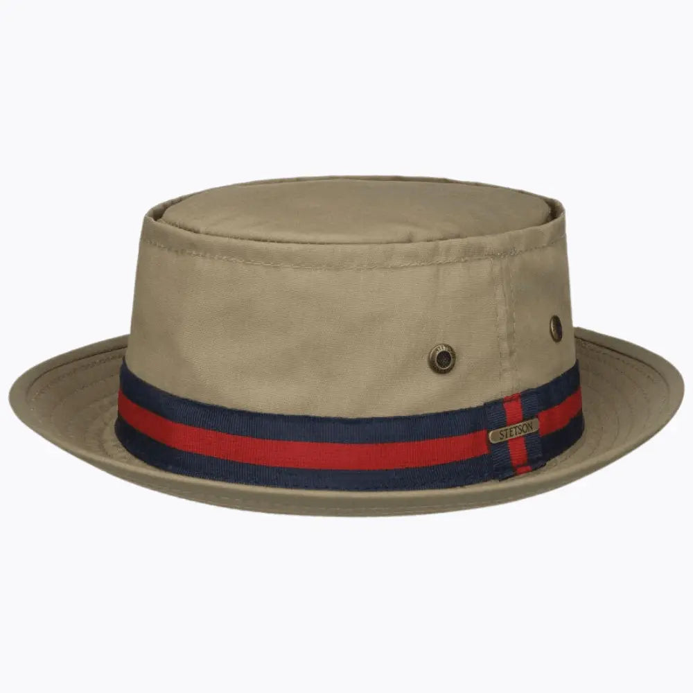 CHAPEAU PORK PIE EN TISSU