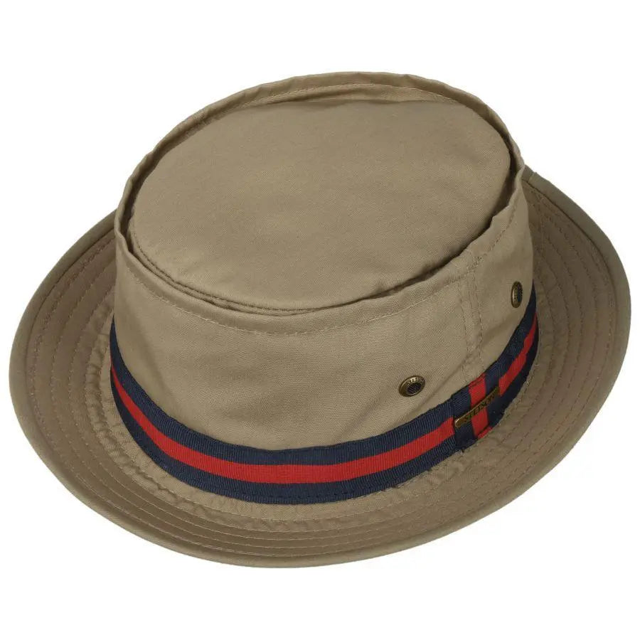 CHAPEAU PORK PIE EN TISSU