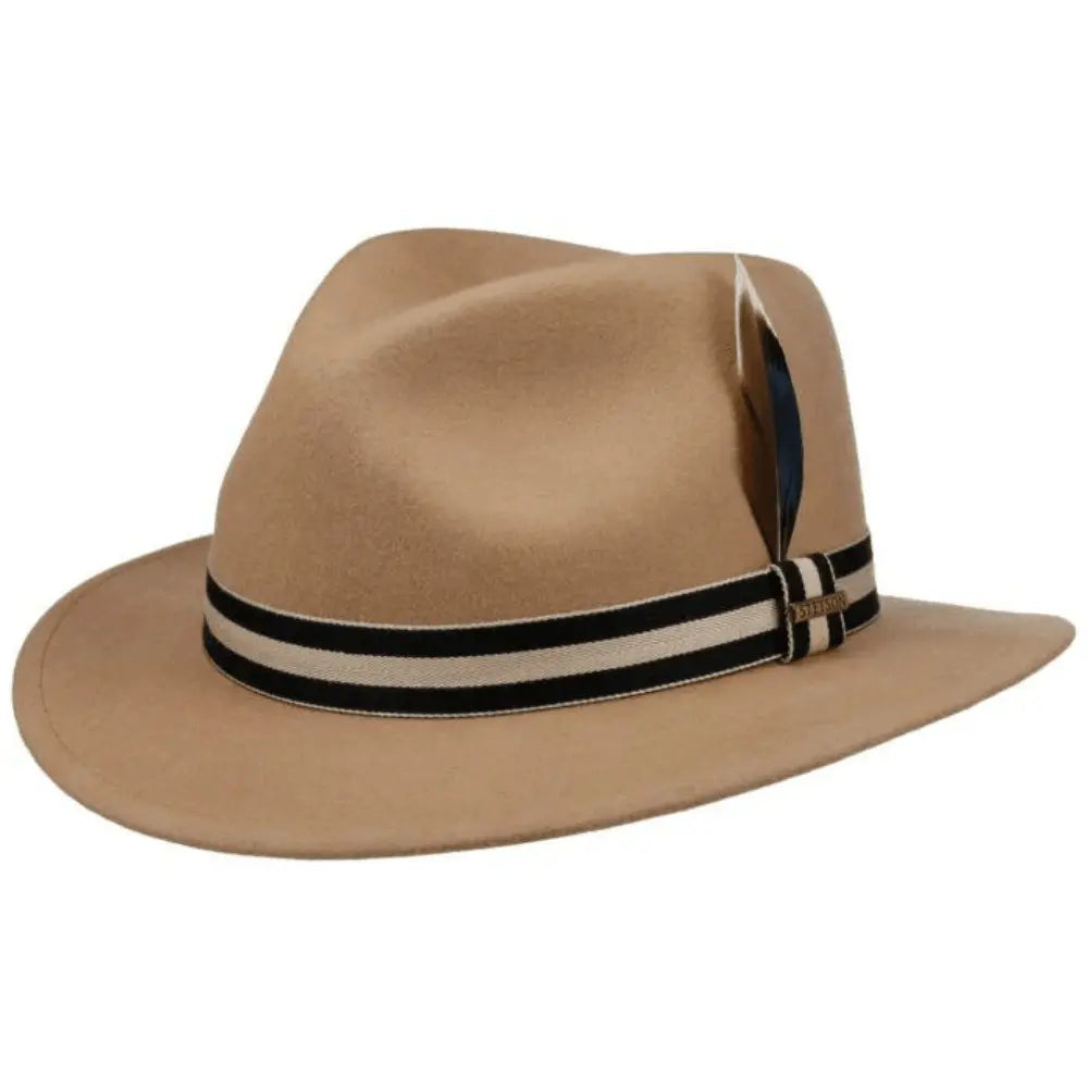 CHAPEAU TRAVELLER BEIGE STETSON -  Klubb