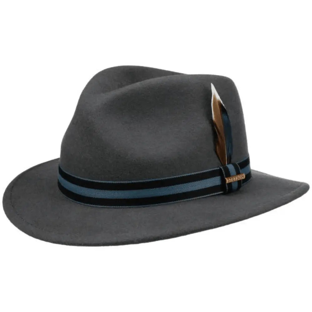 CHAPEAU TRAVELLER GRIS STETSON -  Klubb