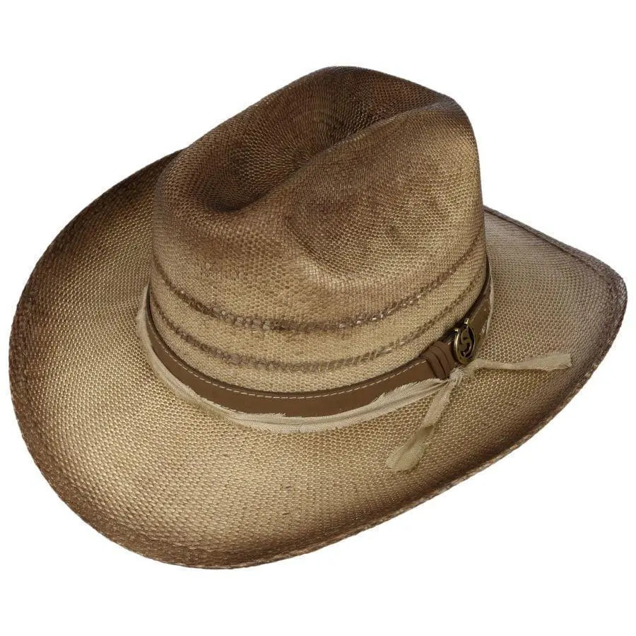 CALUCA STRAW WESTERN HAT