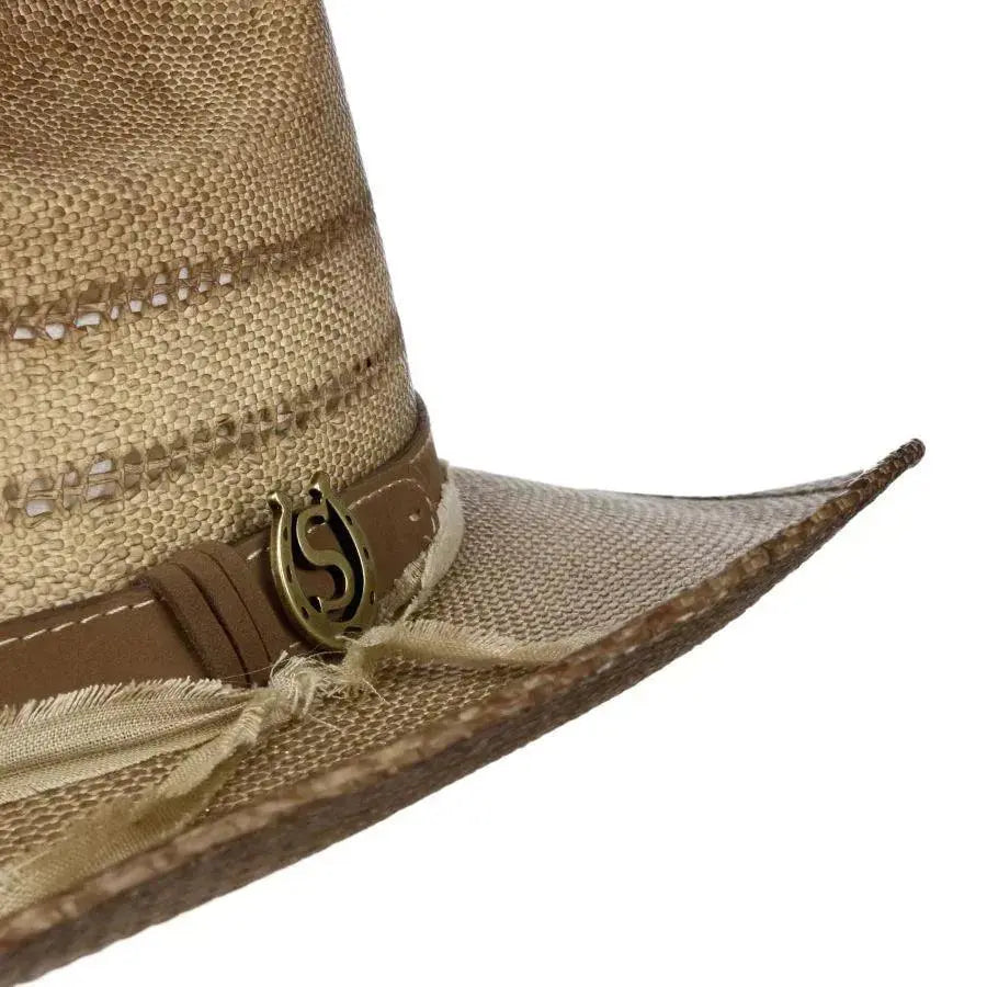 CALUCA STRAW WESTERN HAT
