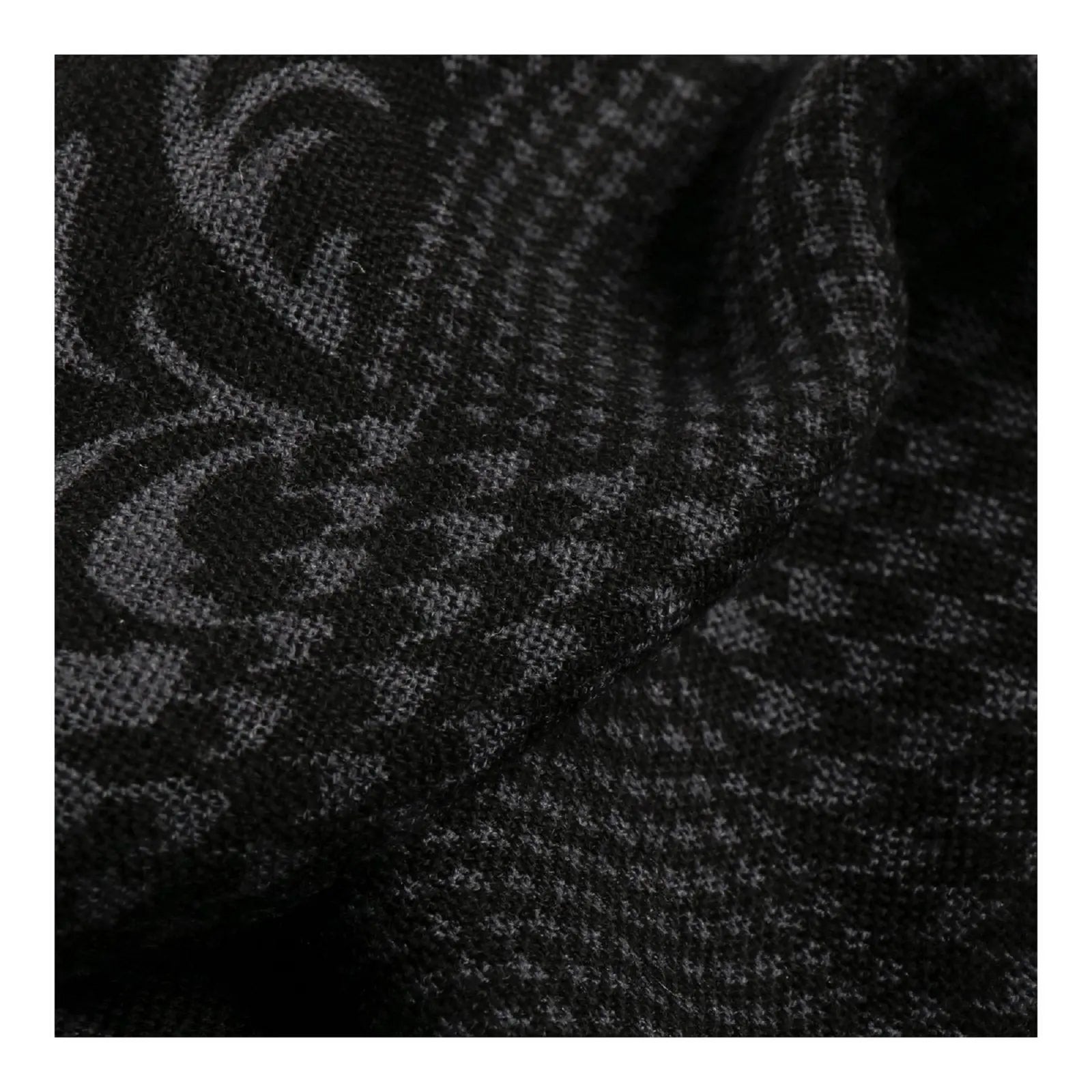 ÉCHARPE NOIR À MOTIF STETSON -  Klubb