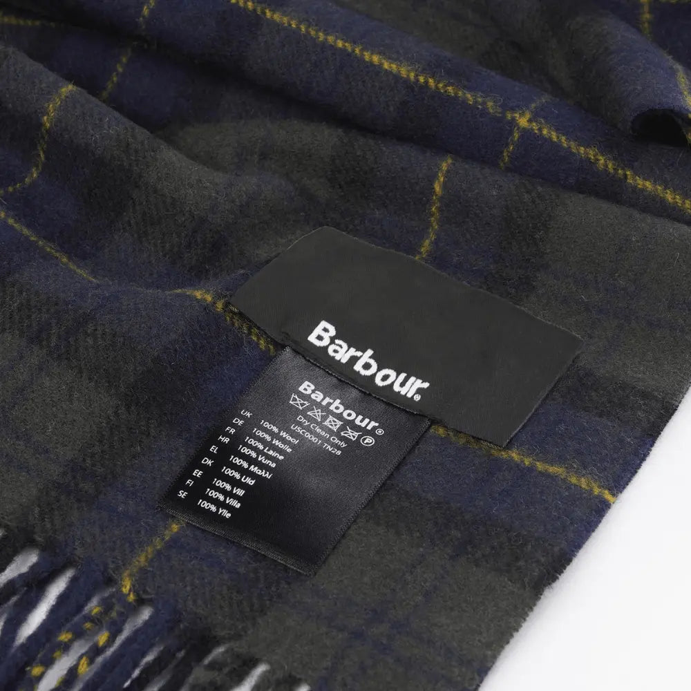 ÉCHARPE TARTAN BLEU BARBOUR -  Klubb