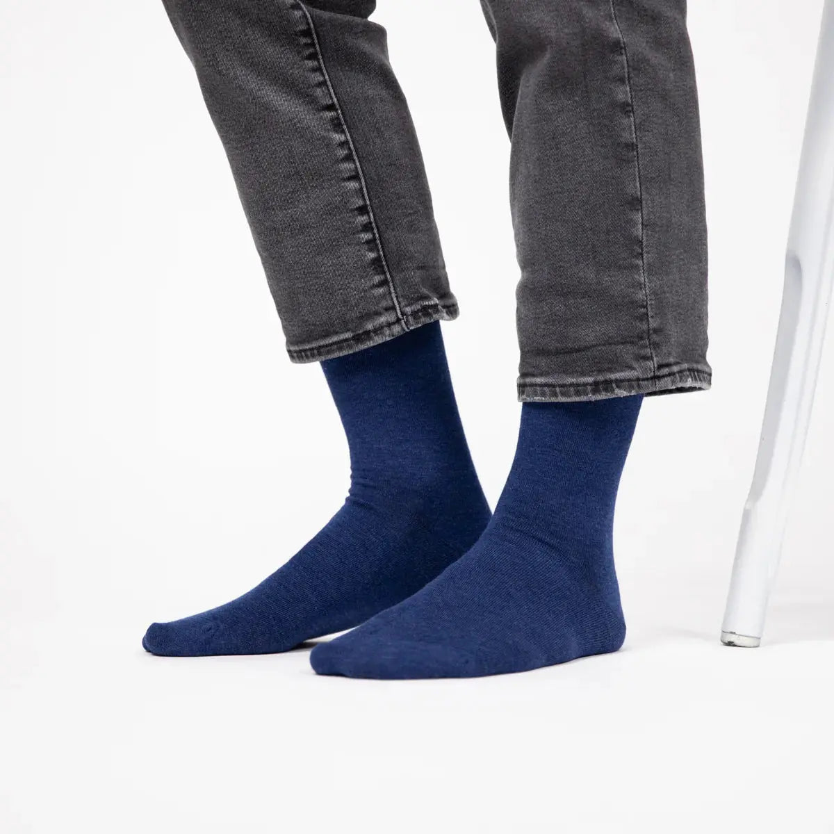 CHAUSSETTES BAMBOU - BLEU CHINÉ BILLYBELT -  Klubb