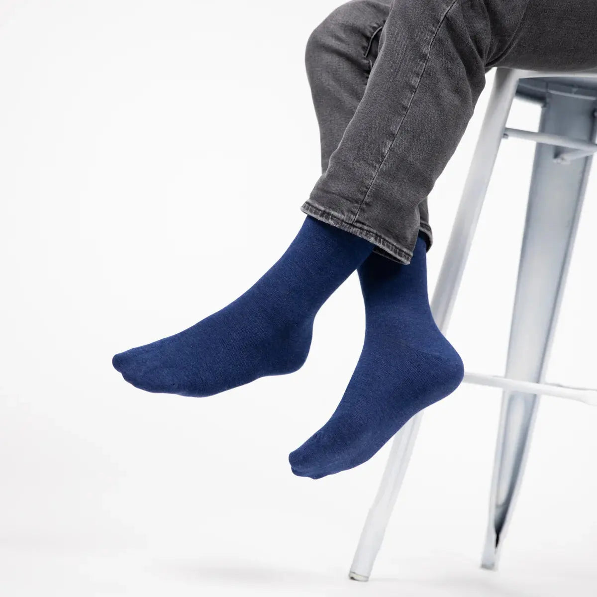 CHAUSSETTES BAMBOU - BLEU CHINÉ BILLYBELT -  Klubb