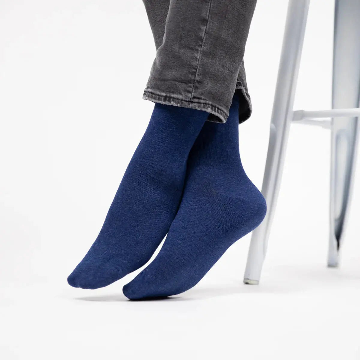 CHAUSSETTES BAMBOU - BLEU CHINÉ BILLYBELT -  Klubb