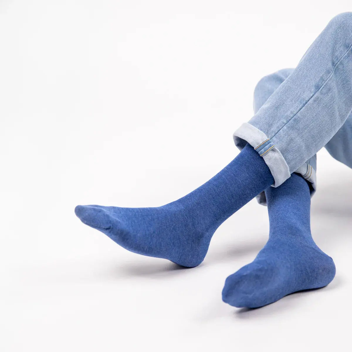 CHAUSSETTES BAMBOU - BLEU JEAN BILLYBELT -  Klubb