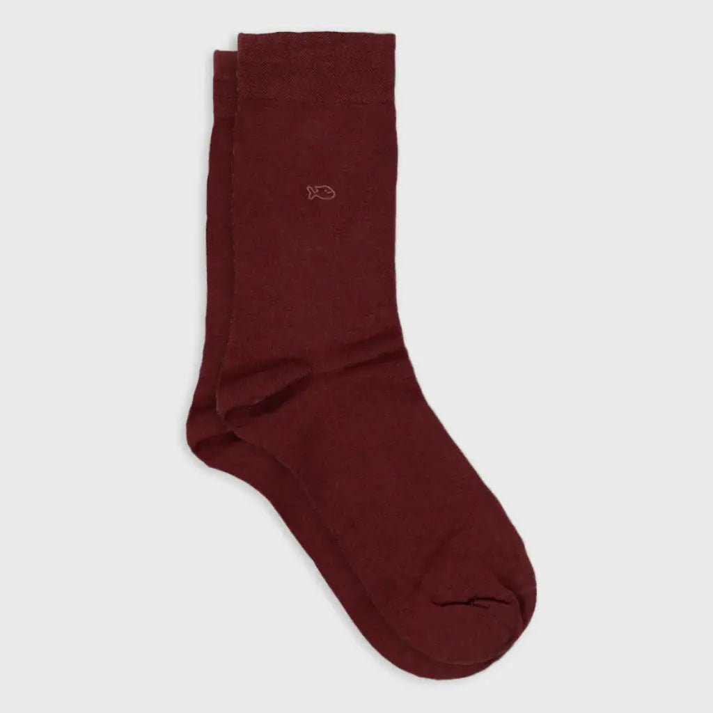 BILLYBELT -  CHAUSSETTES BAMBOU - BORDEAUX -  Klubb