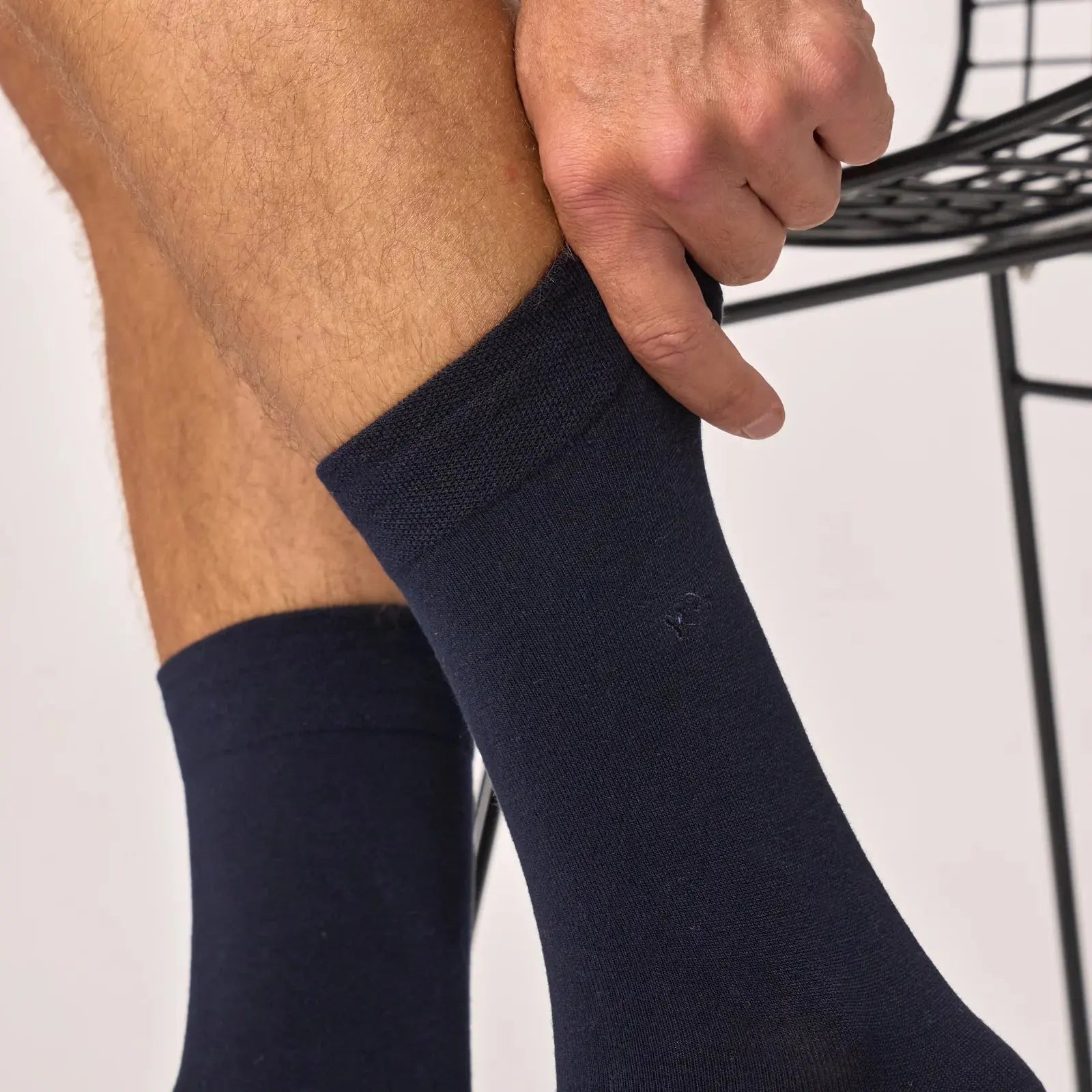 Chaussettes Bambou - Marine - Billybelt - détail 3