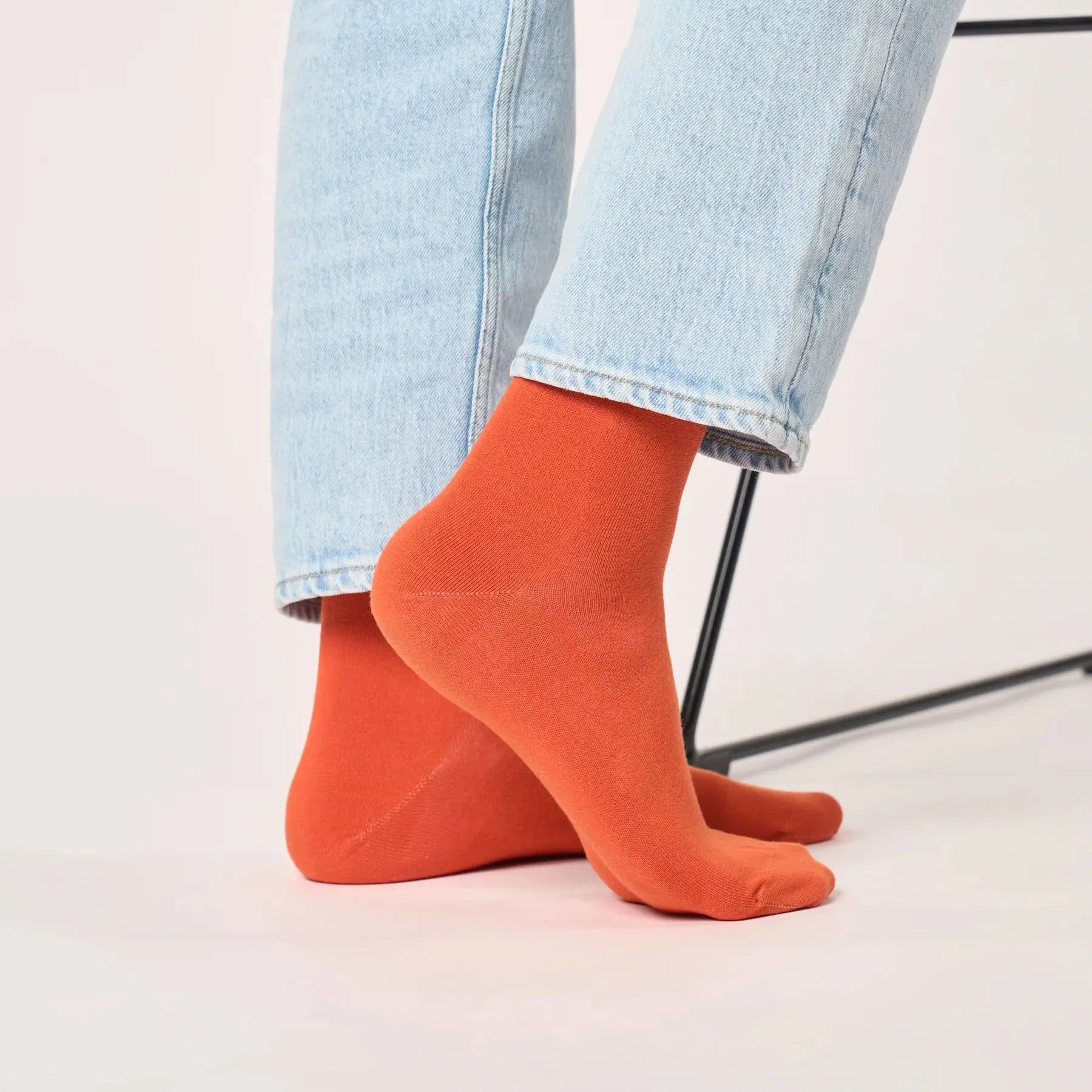 CHAUSSETTES BAMBOU - ORANGE
