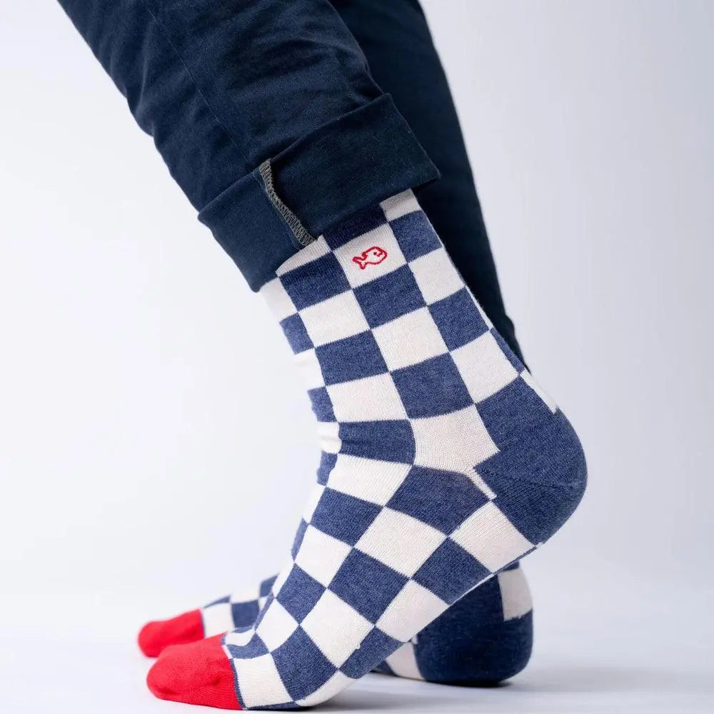CHAUSSETTES CARREAUX- BONNEVILLE BILLYBELT -  Klubb