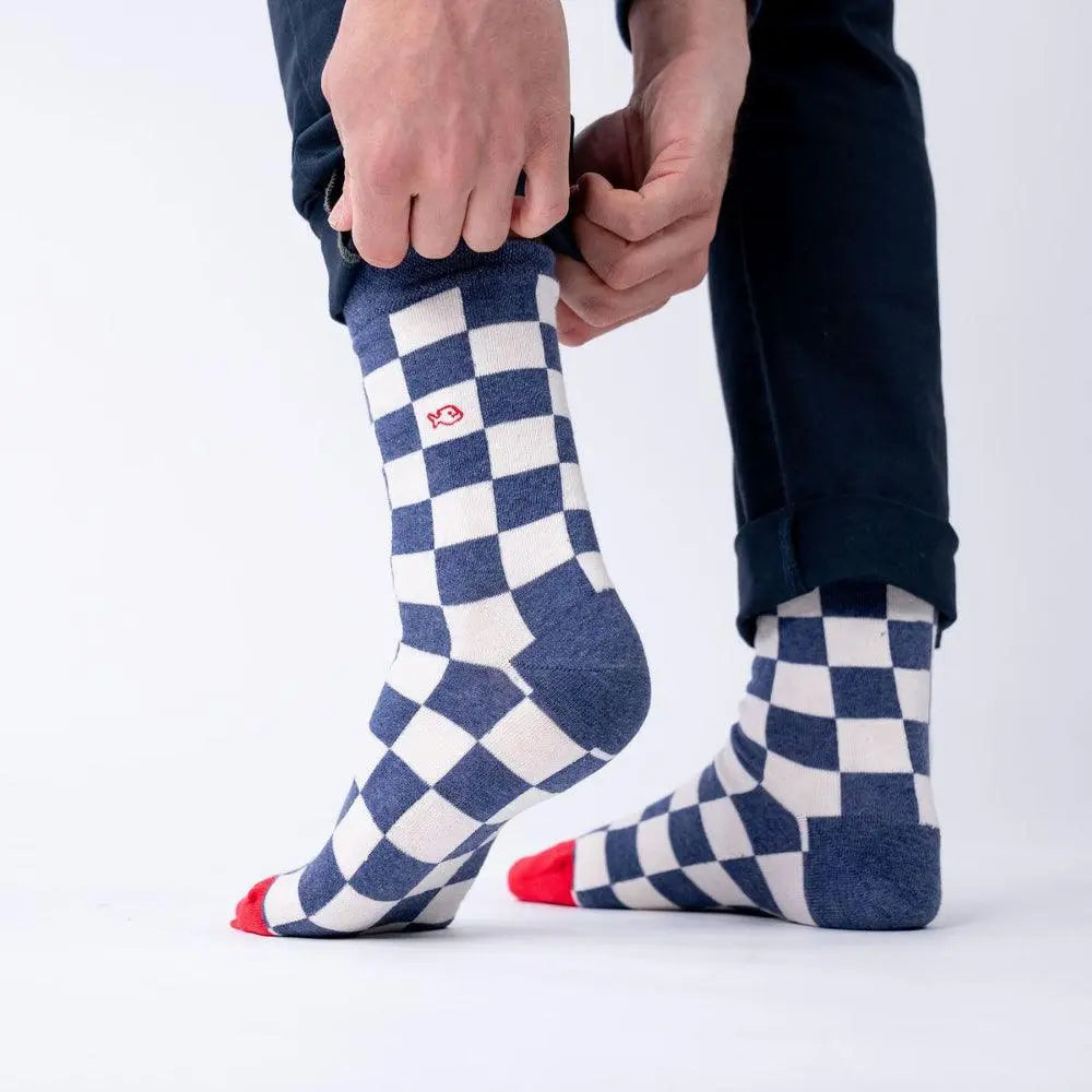 CHAUSSETTES CARREAUX- BONNEVILLE BILLYBELT -  Klubb