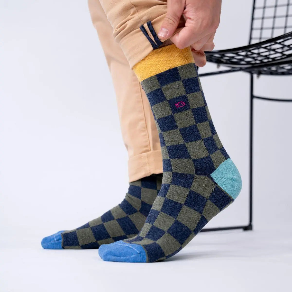 CHAUSSETTES CARREAUX - BROOKLANDS BILLYBELT -  Klubb