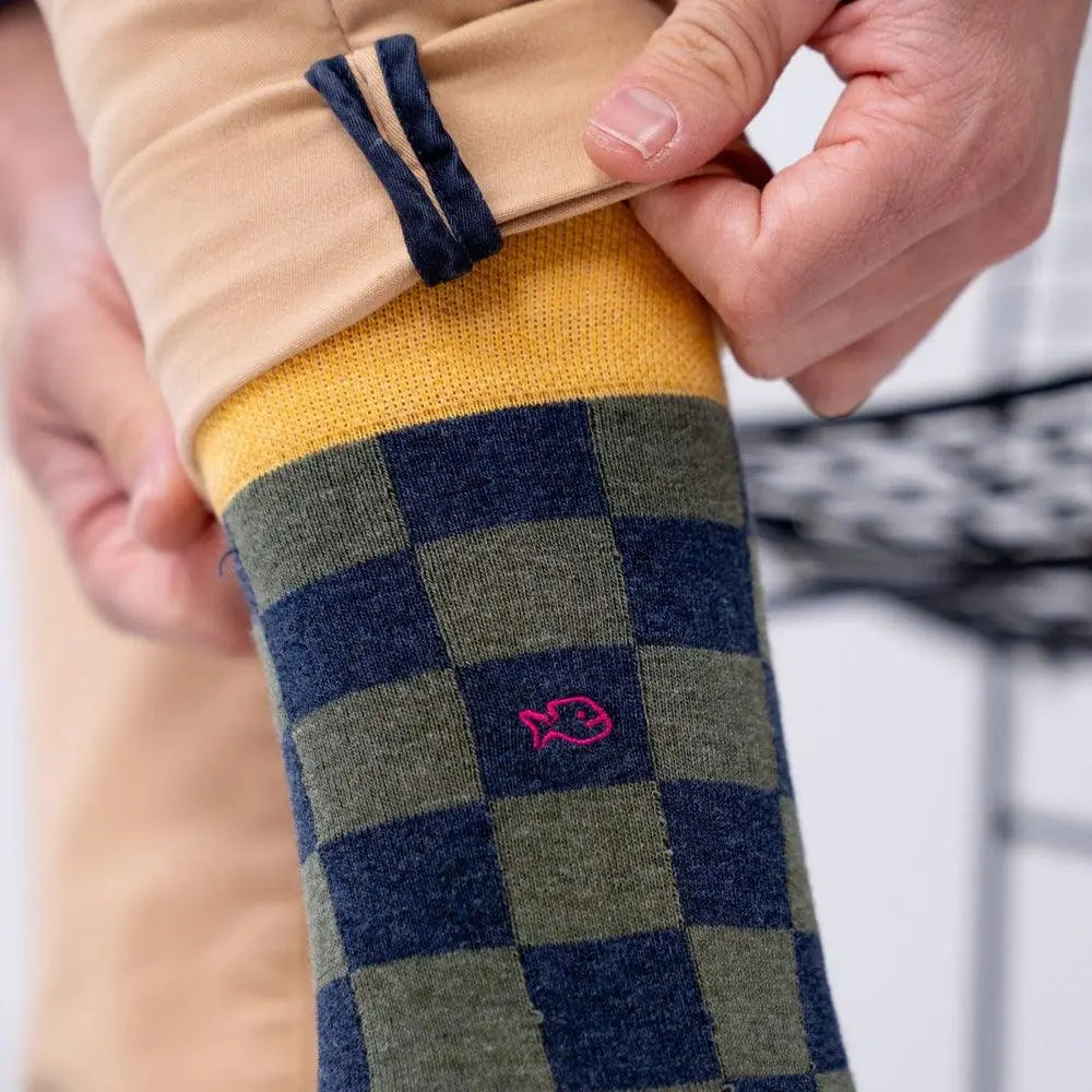 CHAUSSETTES CARREAUX - BROOKLANDS BILLYBELT -  Klubb