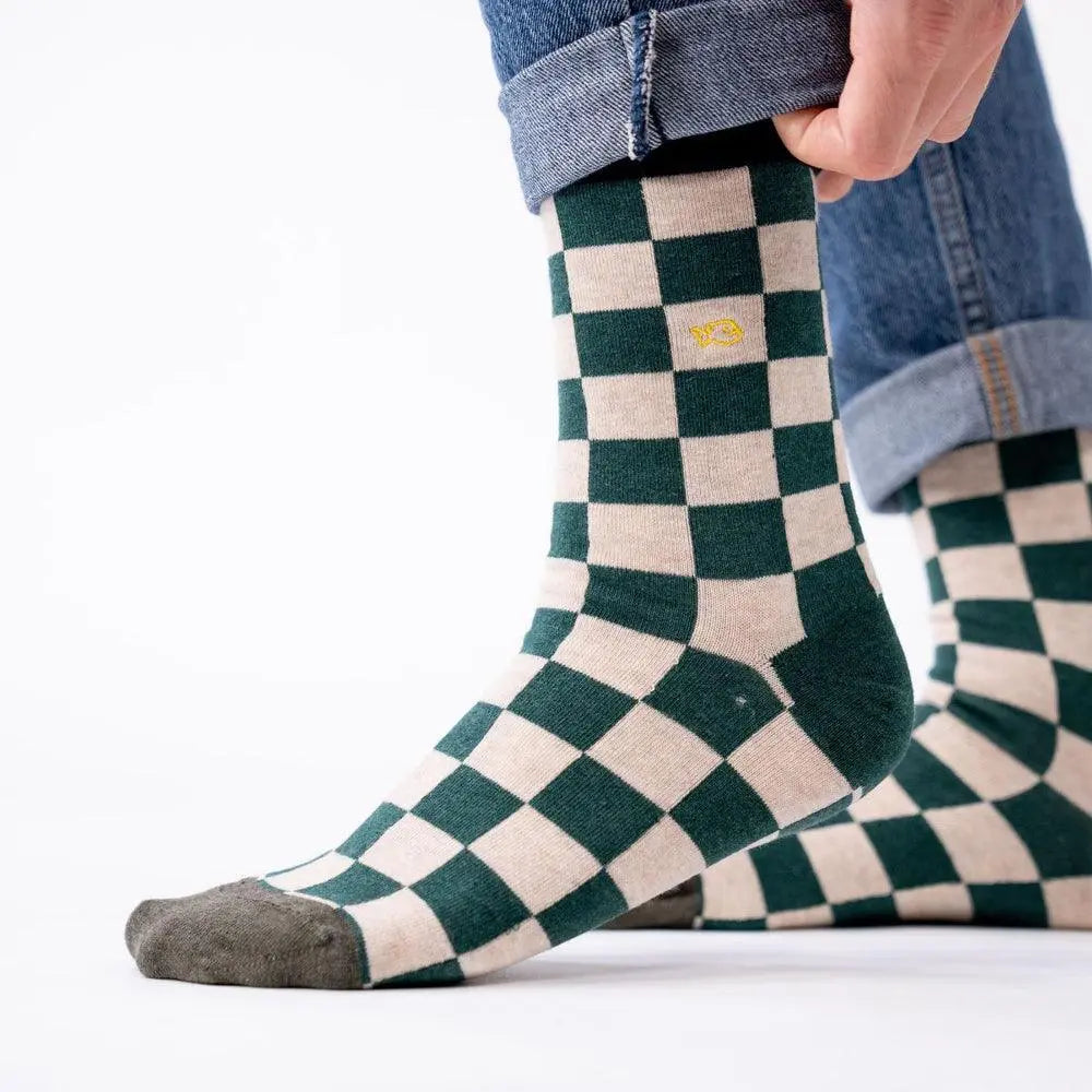 CHAUSSETTES CARREAUX - TOURIST TROPHY BILLYBELT -  Klubb