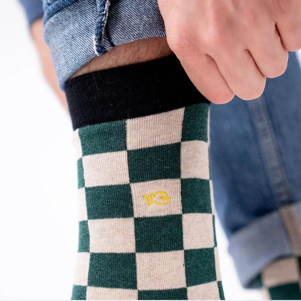 CHAUSSETTES CARREAUX - TOURIST TROPHY BILLYBELT -  Klubb