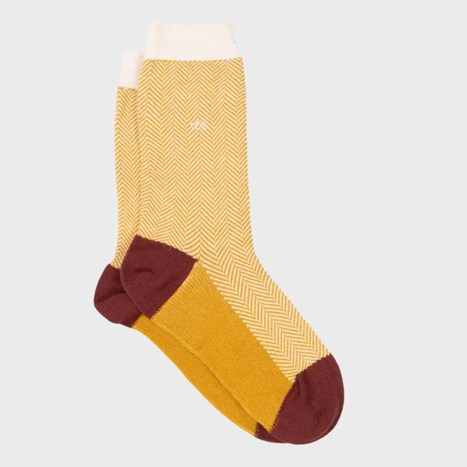 BILLYBELT -  CHAUSSETTES CHEVRONS - DUNE -  Klubb