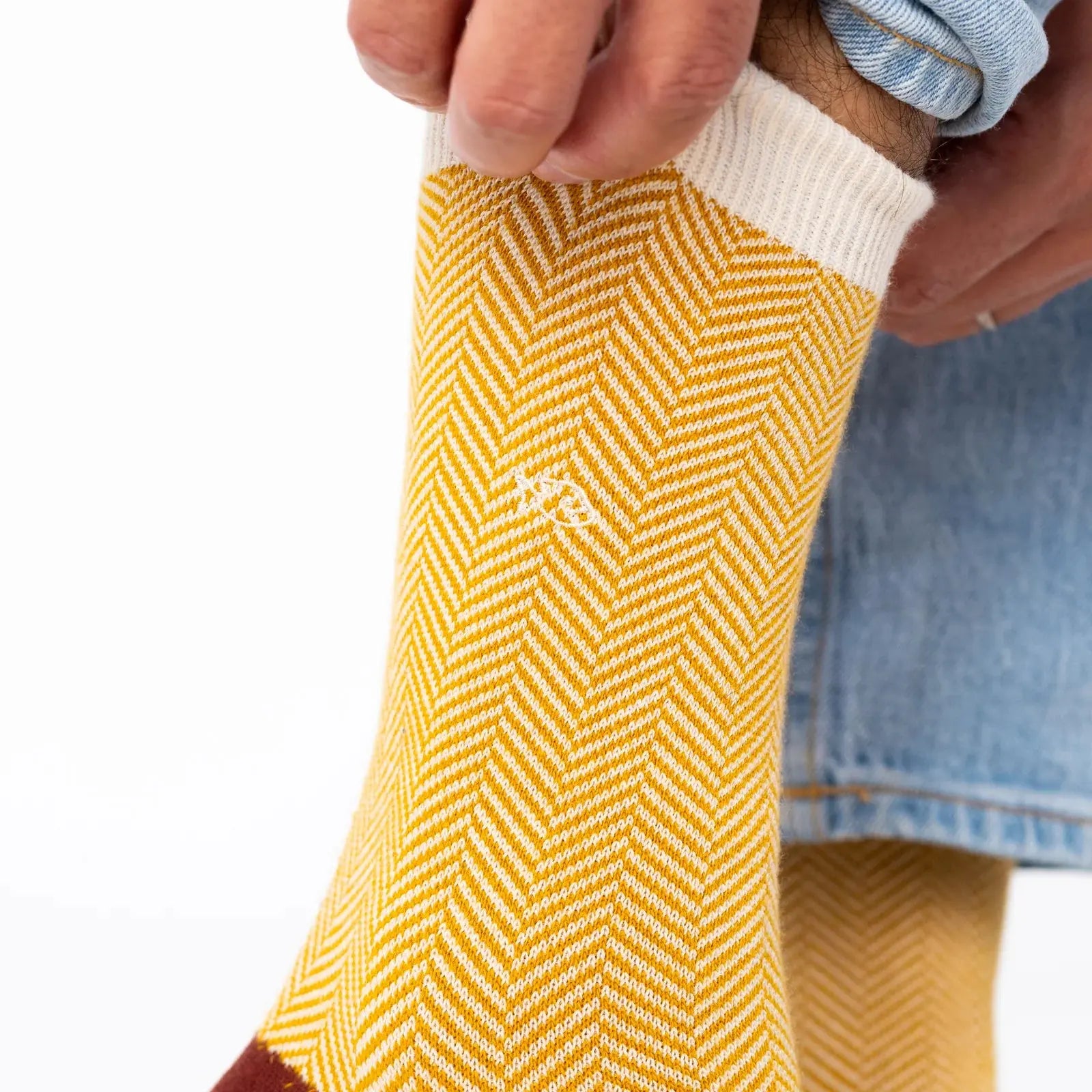 BILLYBELT -  CHAUSSETTES CHEVRONS - DUNE -  Klubb