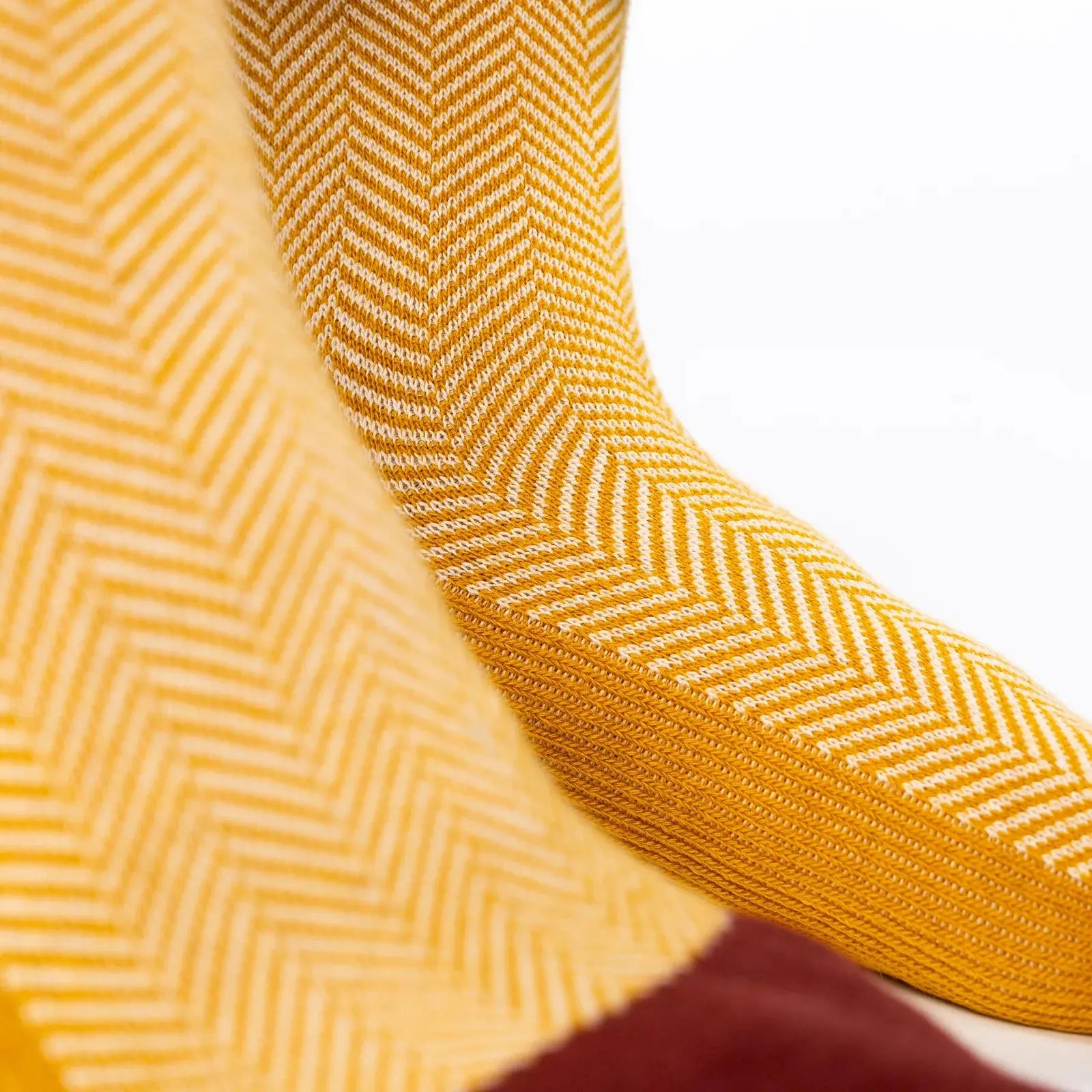 BILLYBELT -  CHAUSSETTES CHEVRONS - DUNE -  Klubb