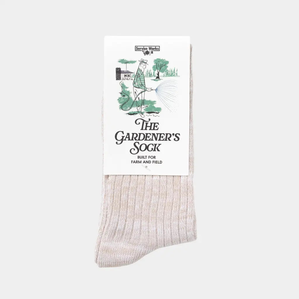 SERVICE WORKS -  CHAUSSETTES DU JARDINIER - BEIGE -  Klubb