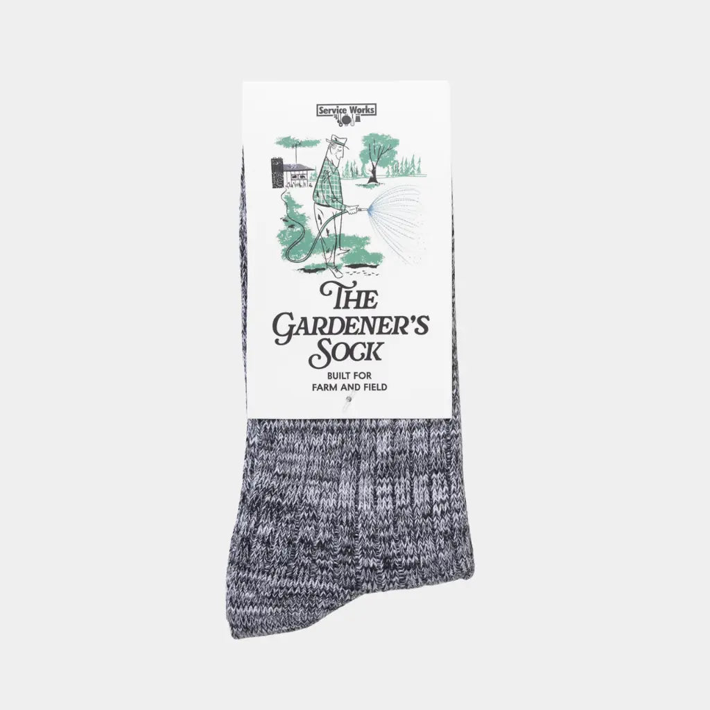 SERVICE WORKS -  CHAUSSETTES DU JARDINIER - NOIR -  Klubb