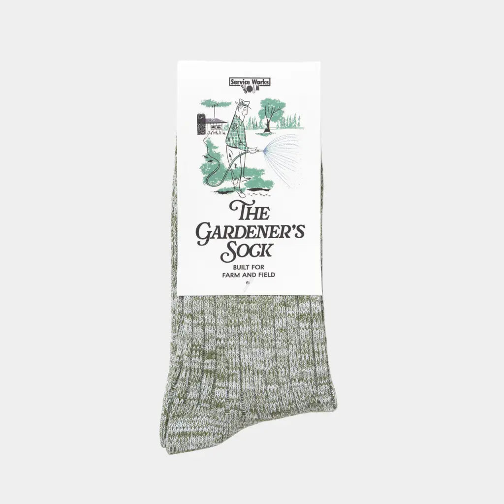 SERVICE WORKS -  CHAUSSETTES DU JARDINIER - VERT -  Klubb