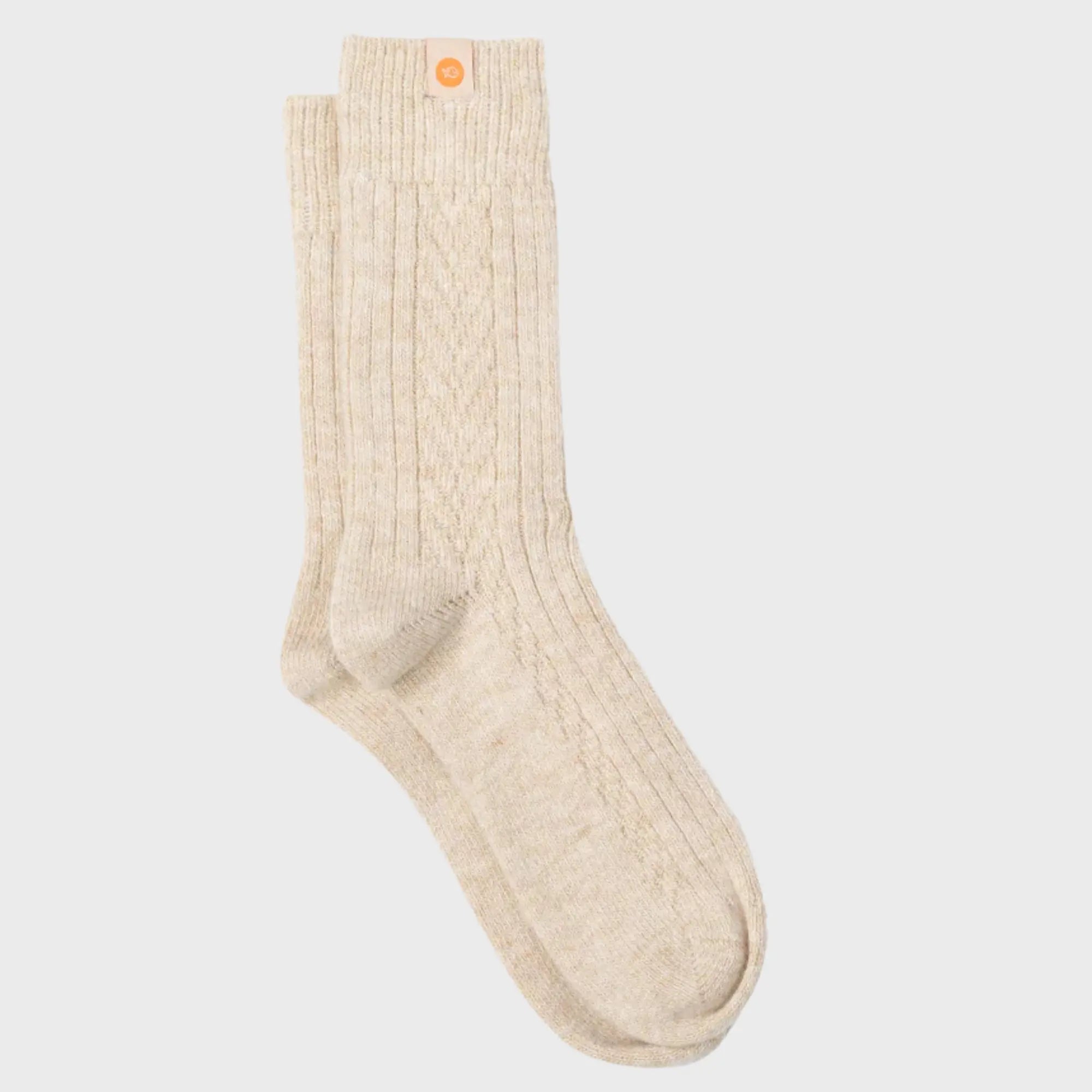 CHAUSSETTES LAINE - BEIGE