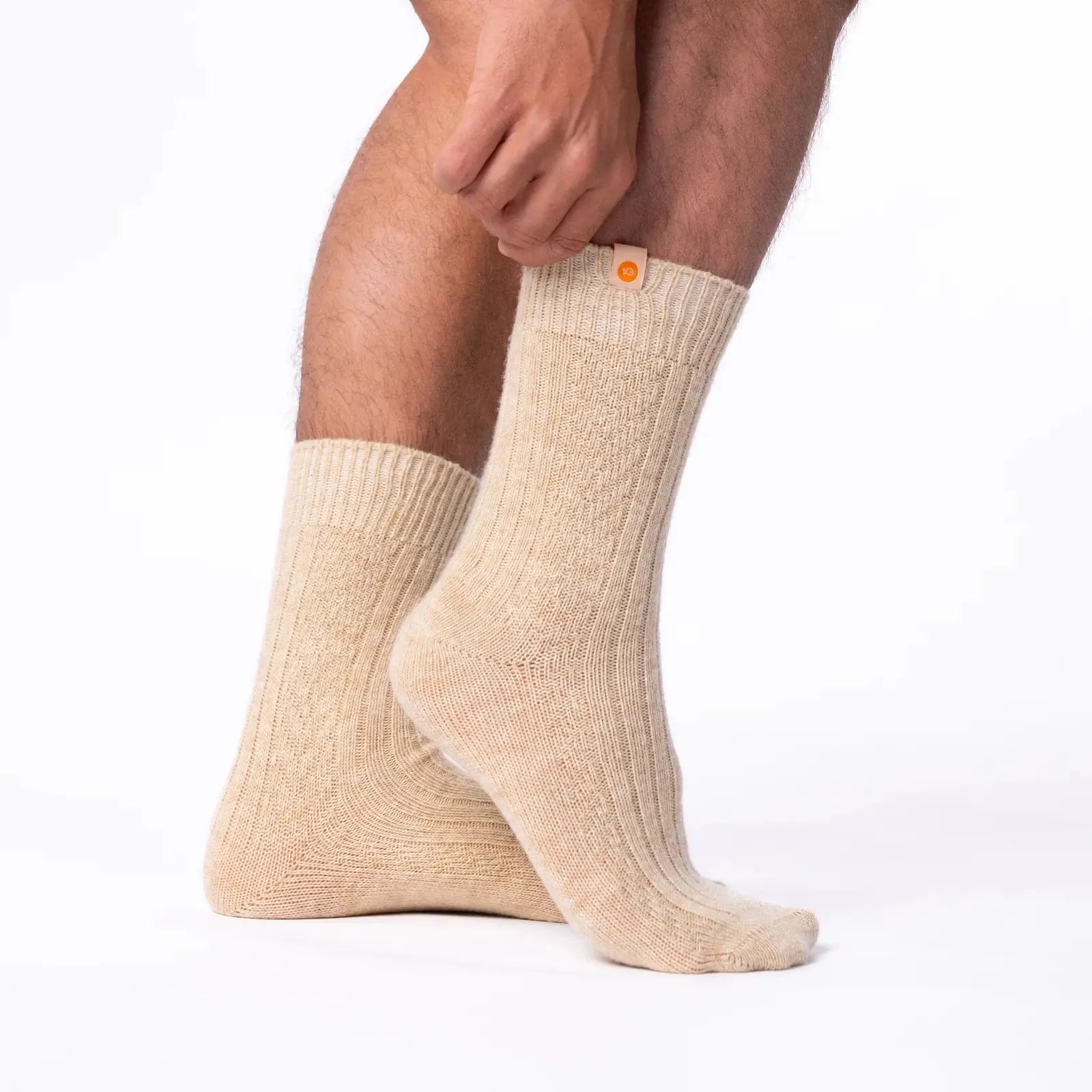 CHAUSSETTES LAINE - BEIGE
