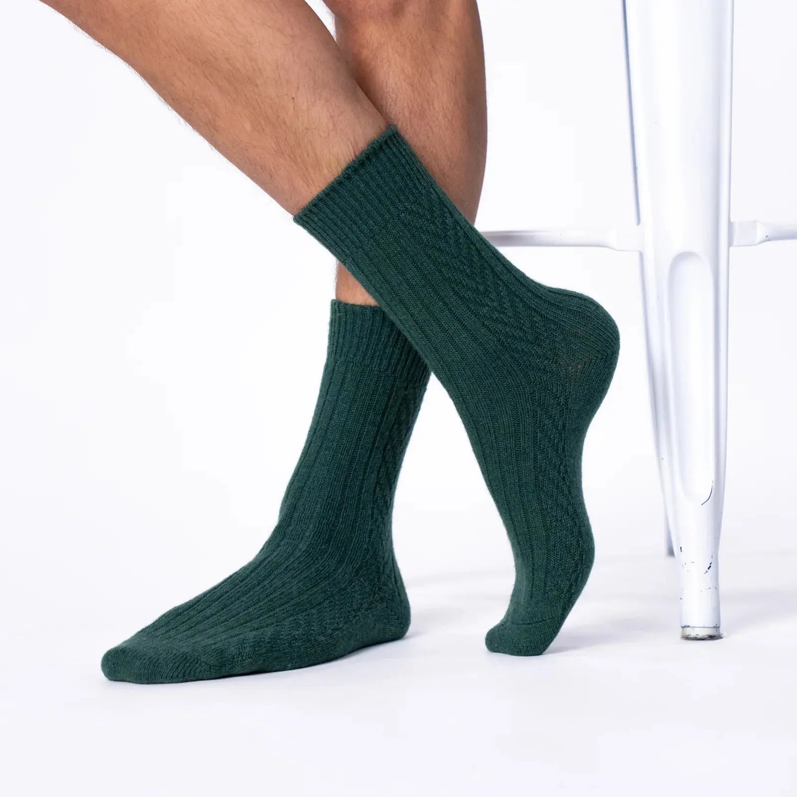 CHAUSSETTES LAINE - VERT