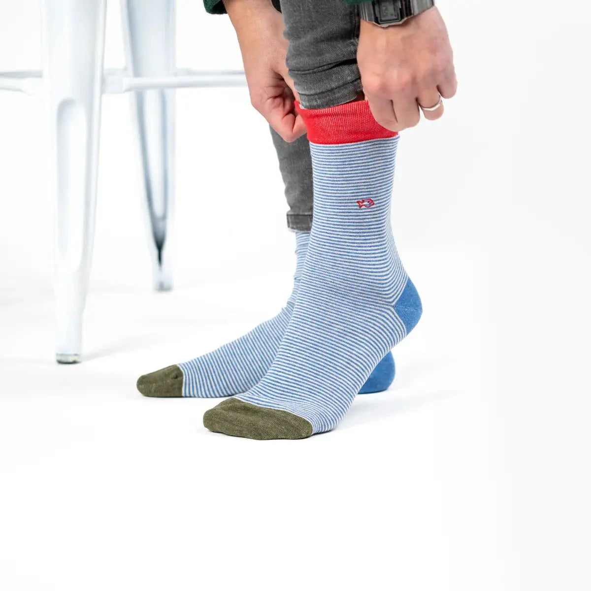 BILLYBELT -  CHAUSSETTES RAYURES - CITADINE -  Klubb