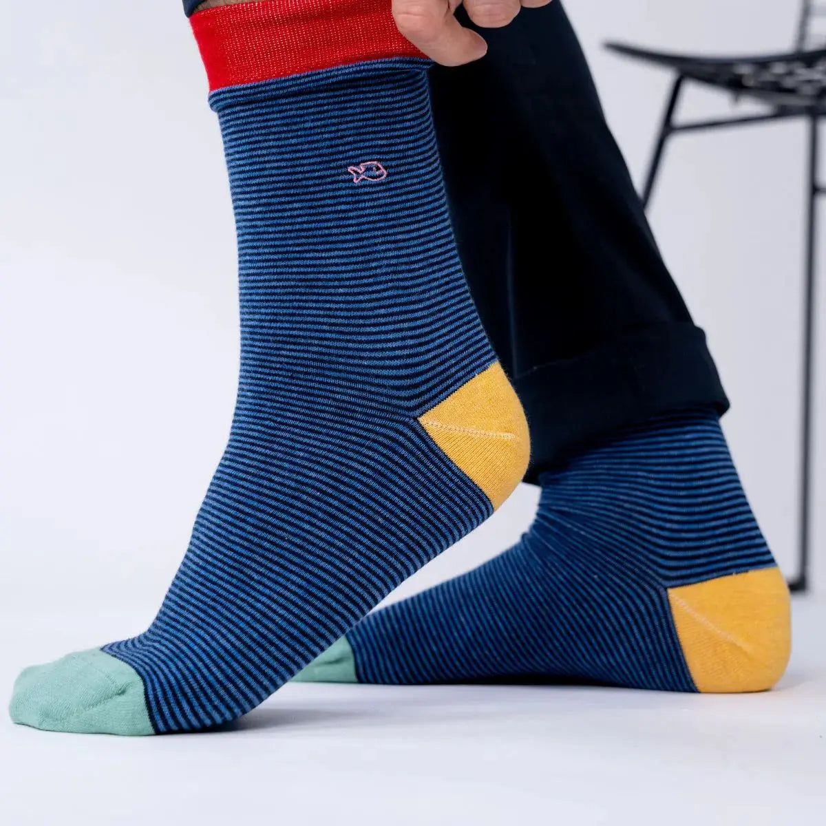 CHAUSSETTES RAYURES - ÉLÉMENTAIRE BILLYBELT -  Klubb