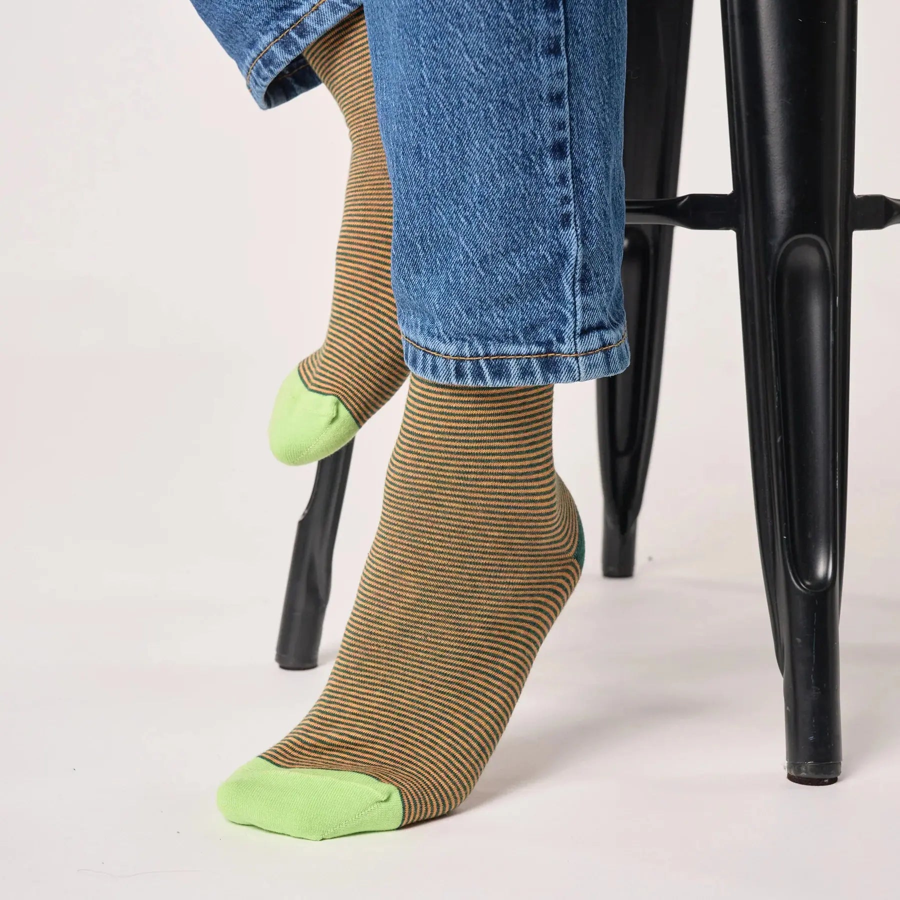 CHAUSSETTES RAYURES - FORÊT