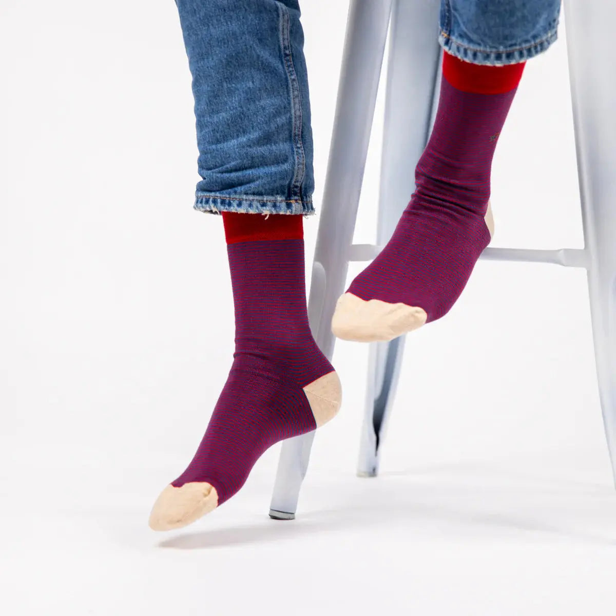 CHAUSSETTES RAYURES - URBAINE BILLYBELT -  Klubb