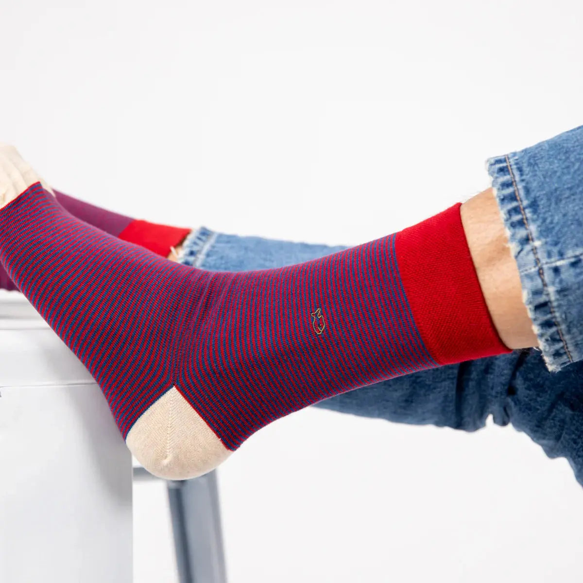 CHAUSSETTES RAYURES - URBAINE BILLYBELT -  Klubb