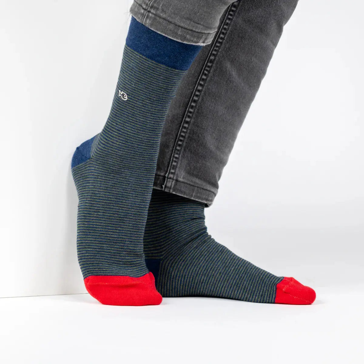 CHAUSSETTES RAYURES - ÉLÉGANTE BILLYBELT -  Klubb
