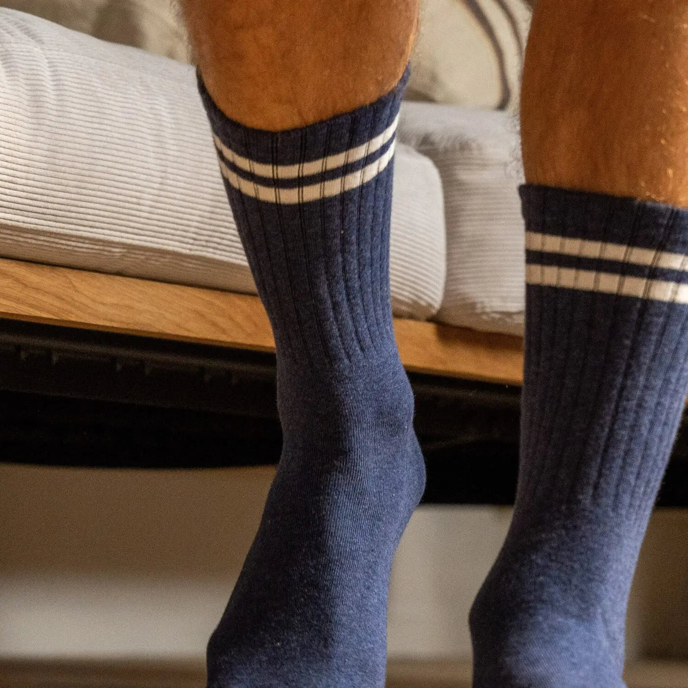 BILLYBELT -  CHAUSSETTES RÉTRO - BLEU -  Klubb