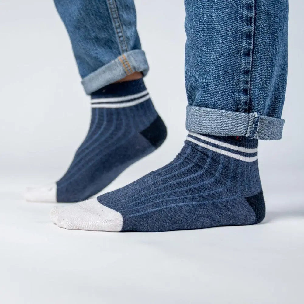 CHAUSSETTES RETRO MI-HAUTES - MARINE BILLYBELT -  Klubb