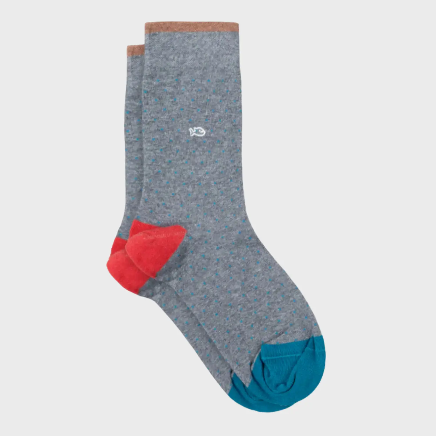 BILLYBELT -  CHAUSSETTES SQUARE - GRIS -  Klubb