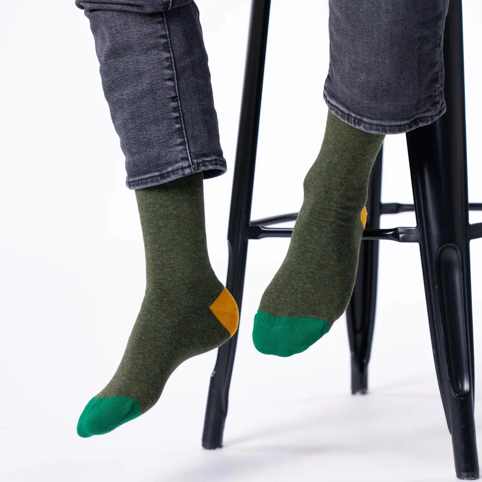 BILLYBELT -  CHAUSSETTES SQUARE - KAKI -  Klubb