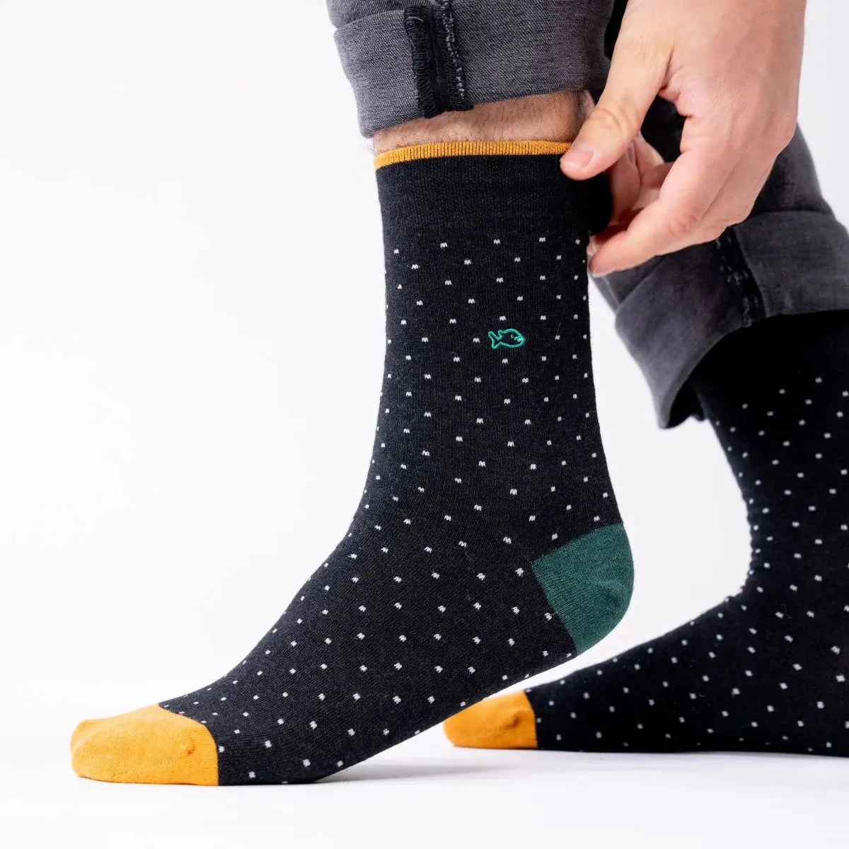 CHAUSSETTES SQUARE - POIVRE BILLYBELT -  Klubb