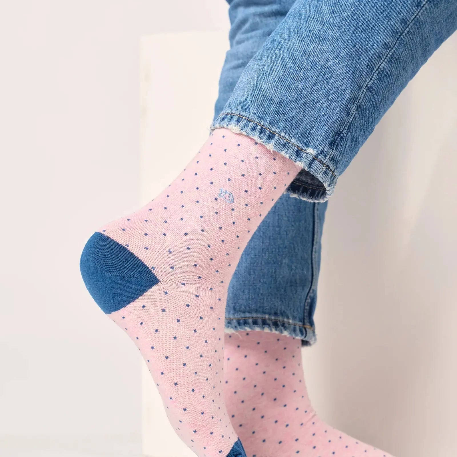 CHAUSSETTES SQUARE - ROSE