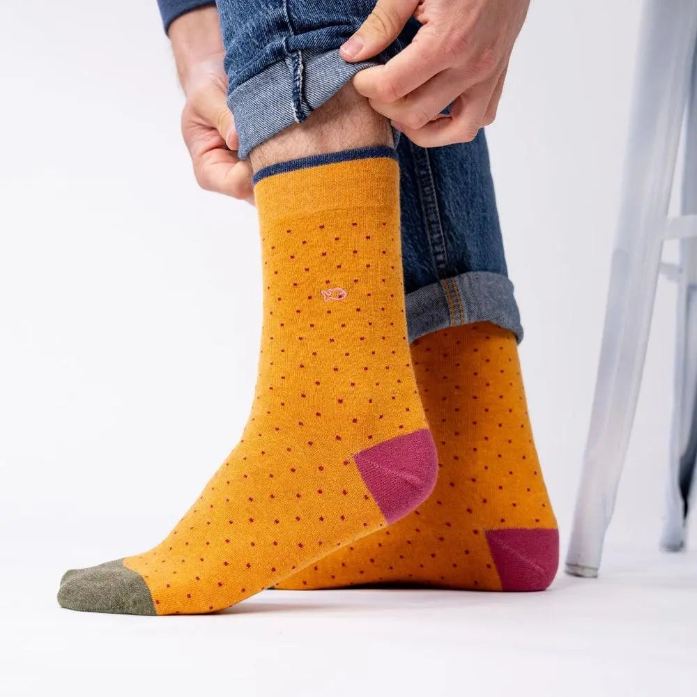 CHAUSSETTES SQUARE - SAFRAN BILLYBELT -  Klubb