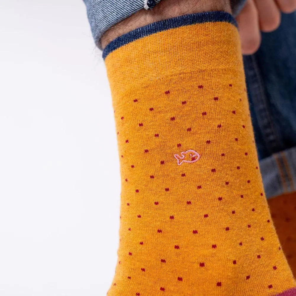 CHAUSSETTES SQUARE - SAFRAN BILLYBELT -  Klubb