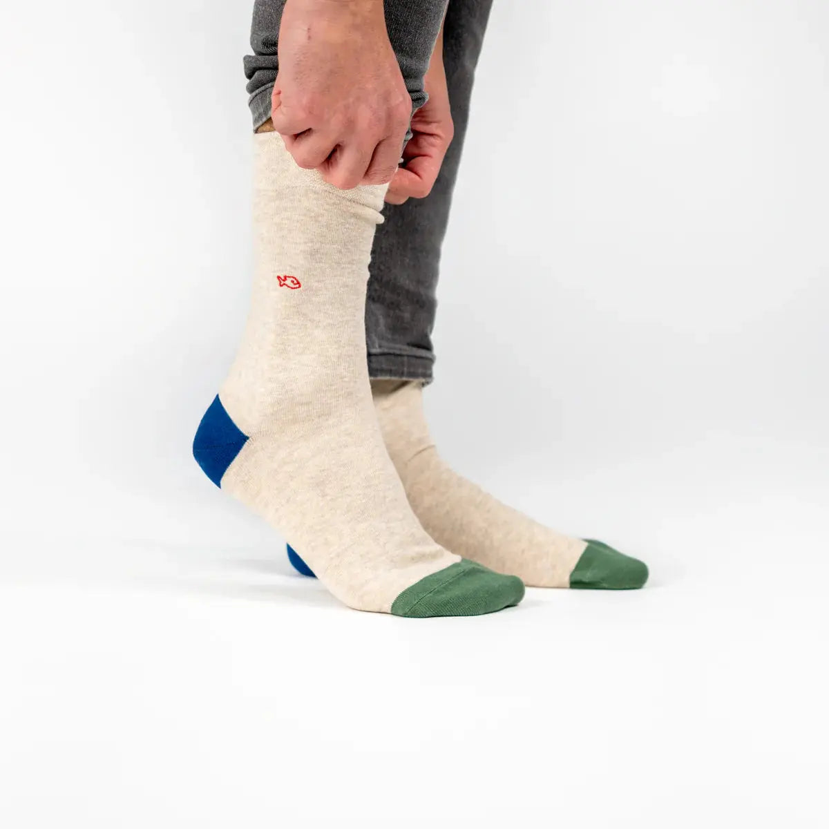 BILLYBELT -  CHAUSSETTES UNIES - BEIGE -  Klubb