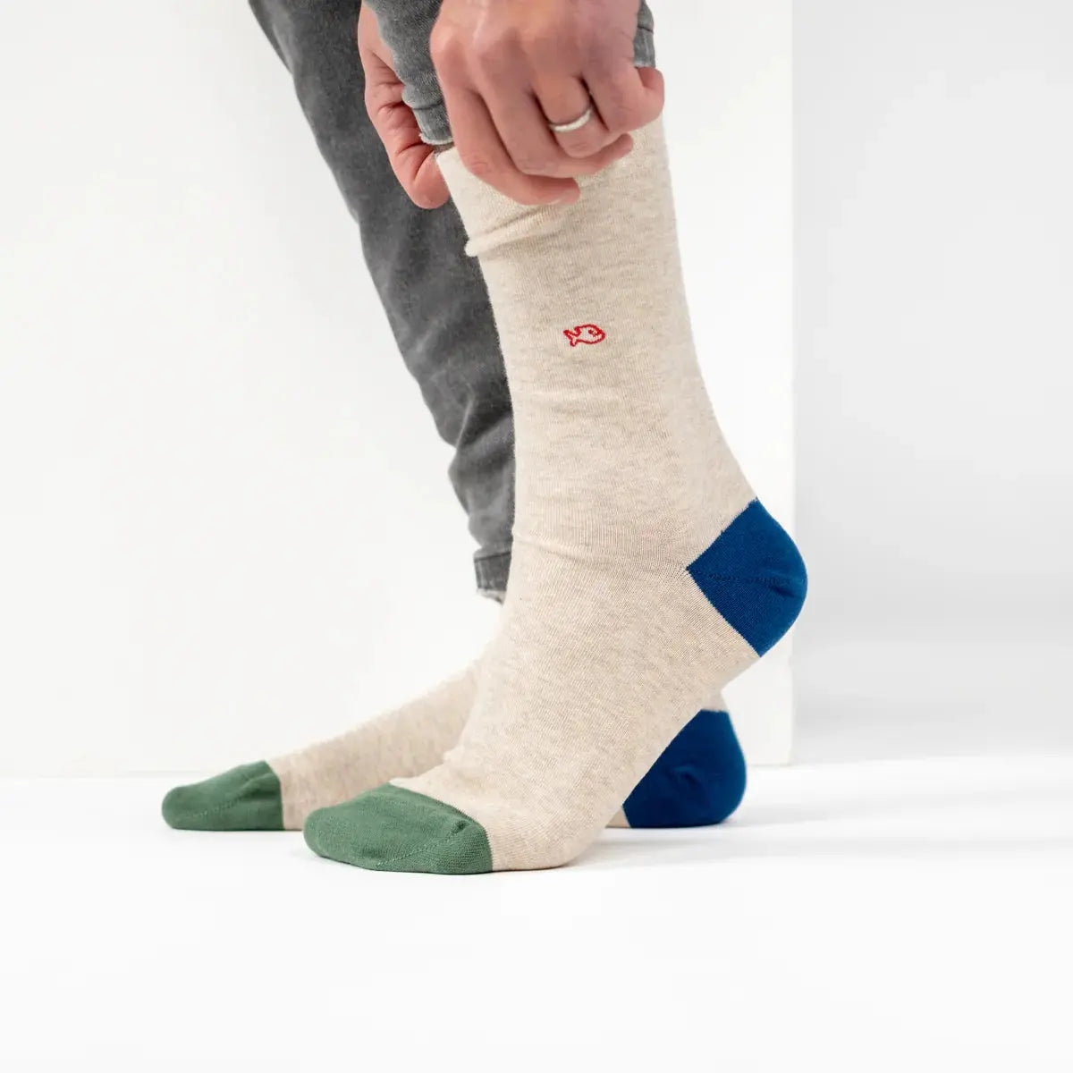 BILLYBELT -  CHAUSSETTES UNIES - BEIGE -  Klubb